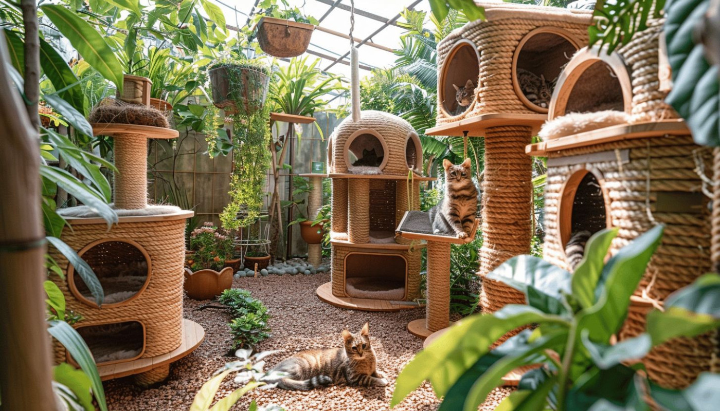 Jardin sécurisé pour chats conseils pour créer un espace extérieur sûr et stimulant